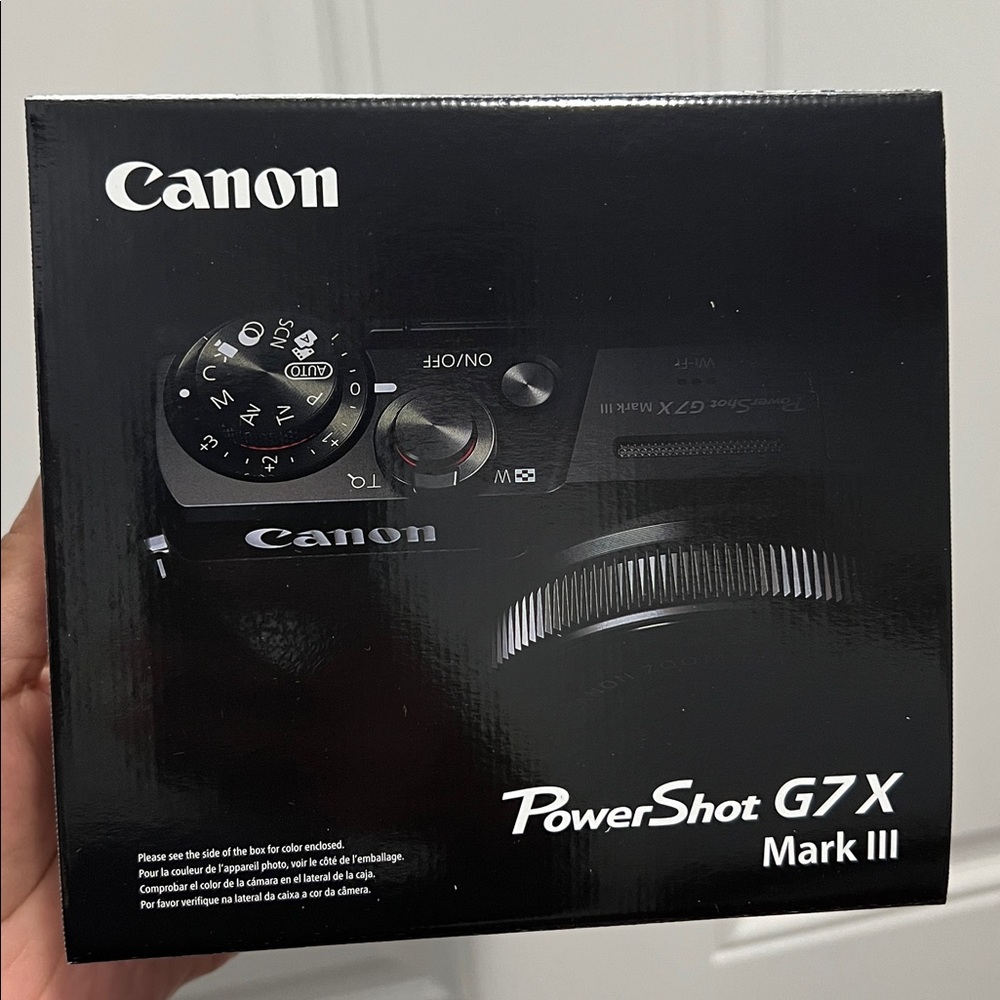 Canon PowerShot G7X Mark III in Black